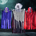 Hanging Scary Clown Decorations 3-Pack - Eerie Outdoor Props