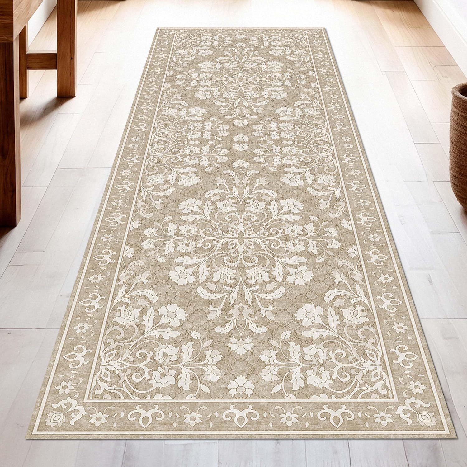 Washable Runner Rug 2x6 for Hallways and Entryways - Non Slip