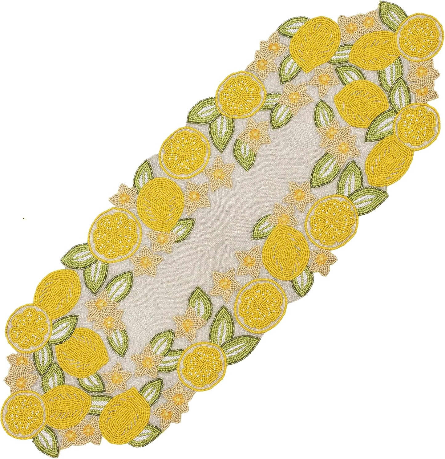 Beaded Table Runner 36 Inch for Elegant Home Decor Events