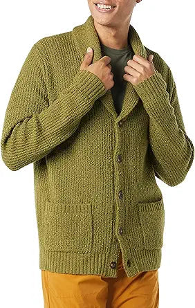 Men's Long-Sleeve Soft Touch Shawl Collar Cardigan Review