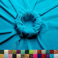 Stretch Velvet Fabric Turquoise by the Yard - 60in Wide, 20 Yards