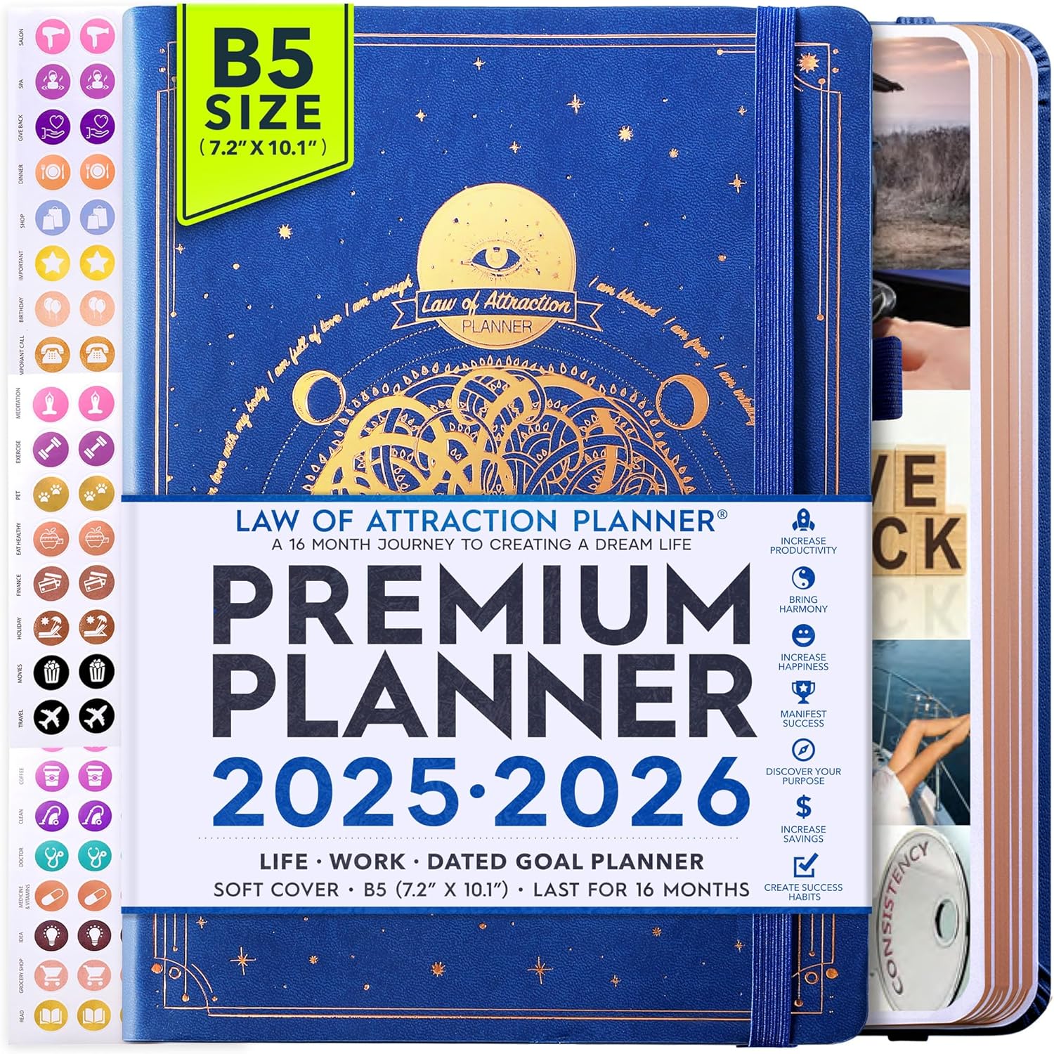 2025-2026 Life Planner for Focus and Productivity Boost