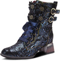 Spring Step L'Artiste Originala Suede Western Boot - Handpainted Style