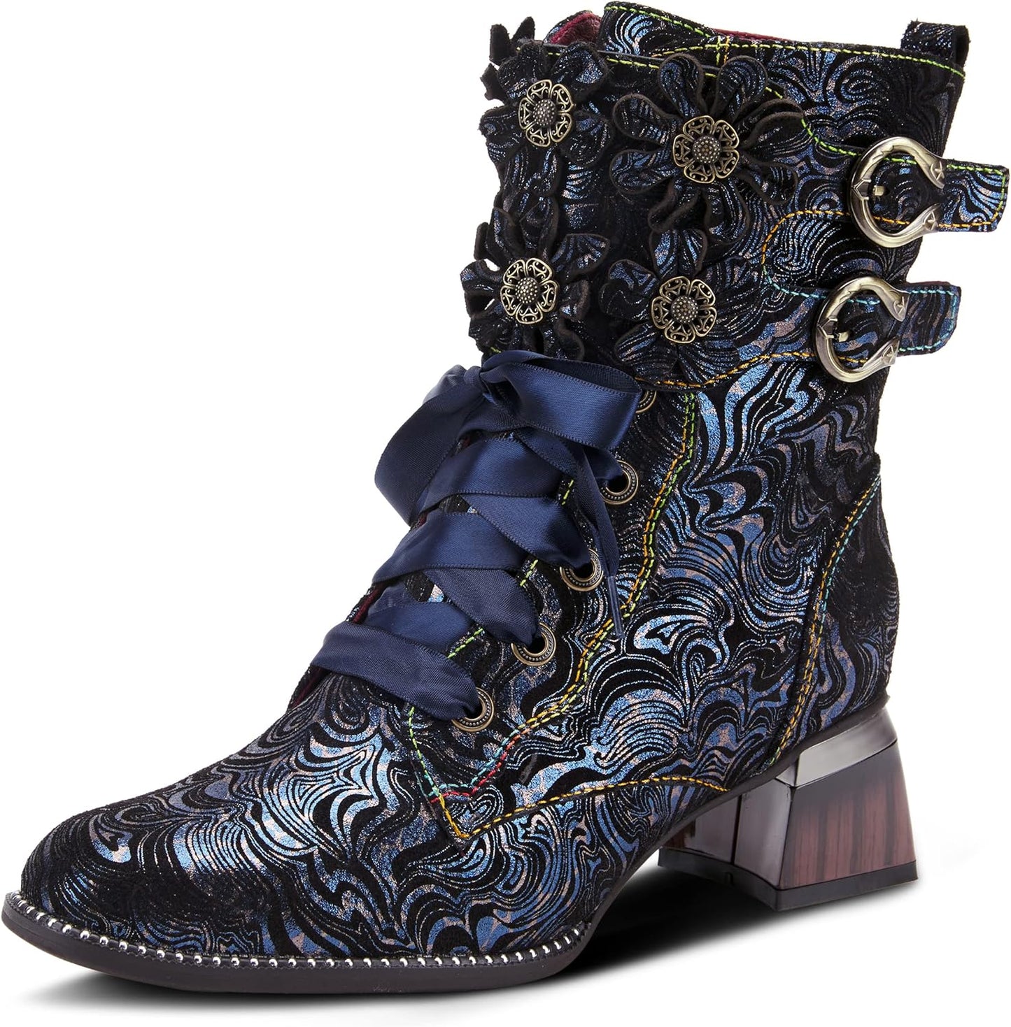 Spring Step L'Artiste Originala Women's Suede Boot with Flair