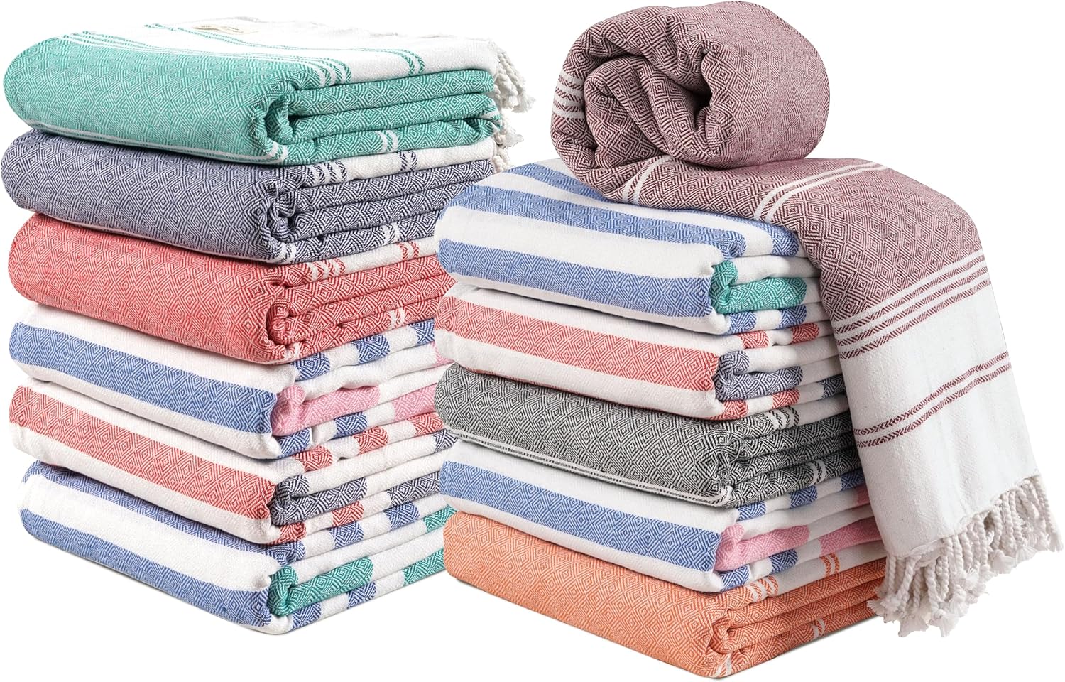 Oversized Beach Towels by Lane Linen - Quick Dry & Lightweight
