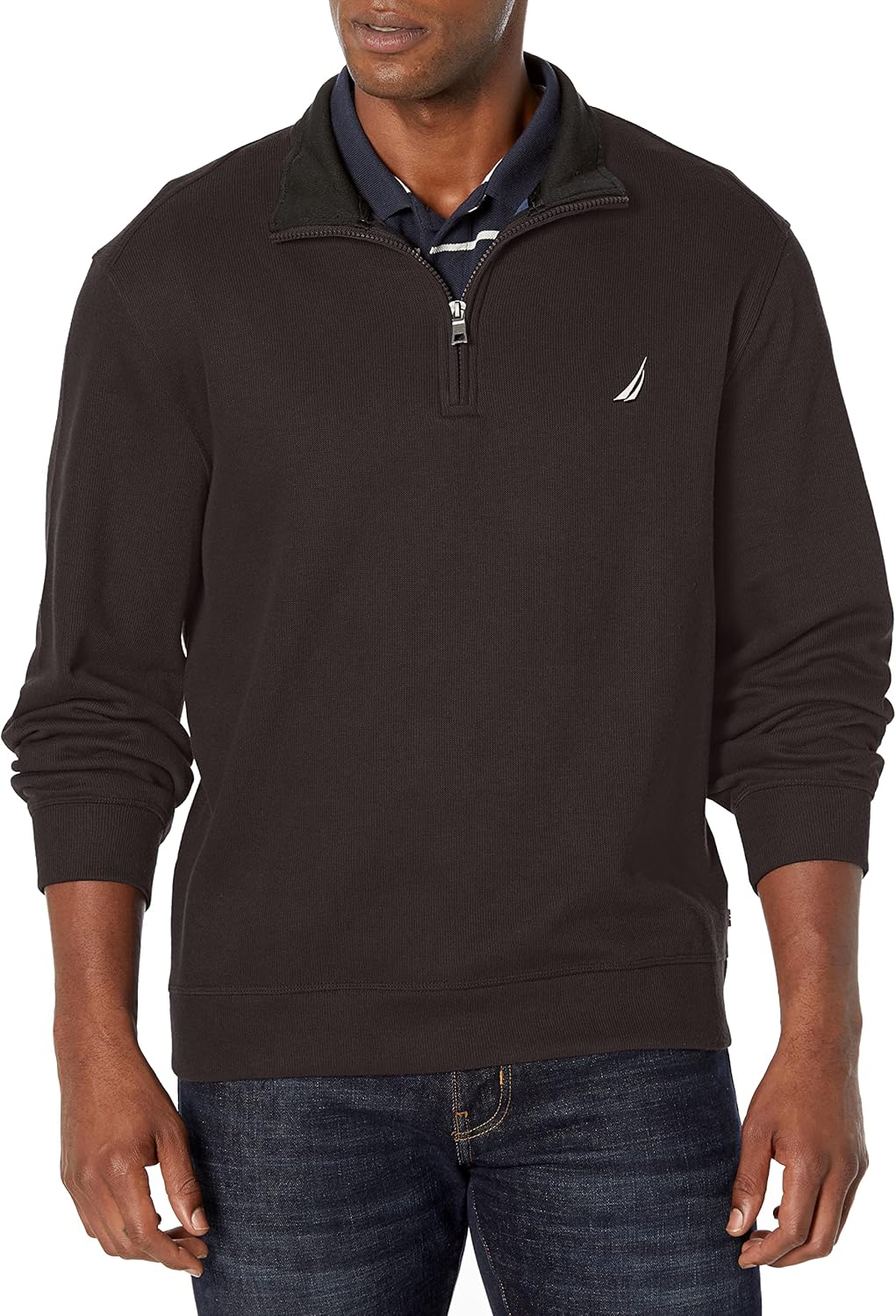 Nautica Men's Cozy Quarter-Zip Fleece