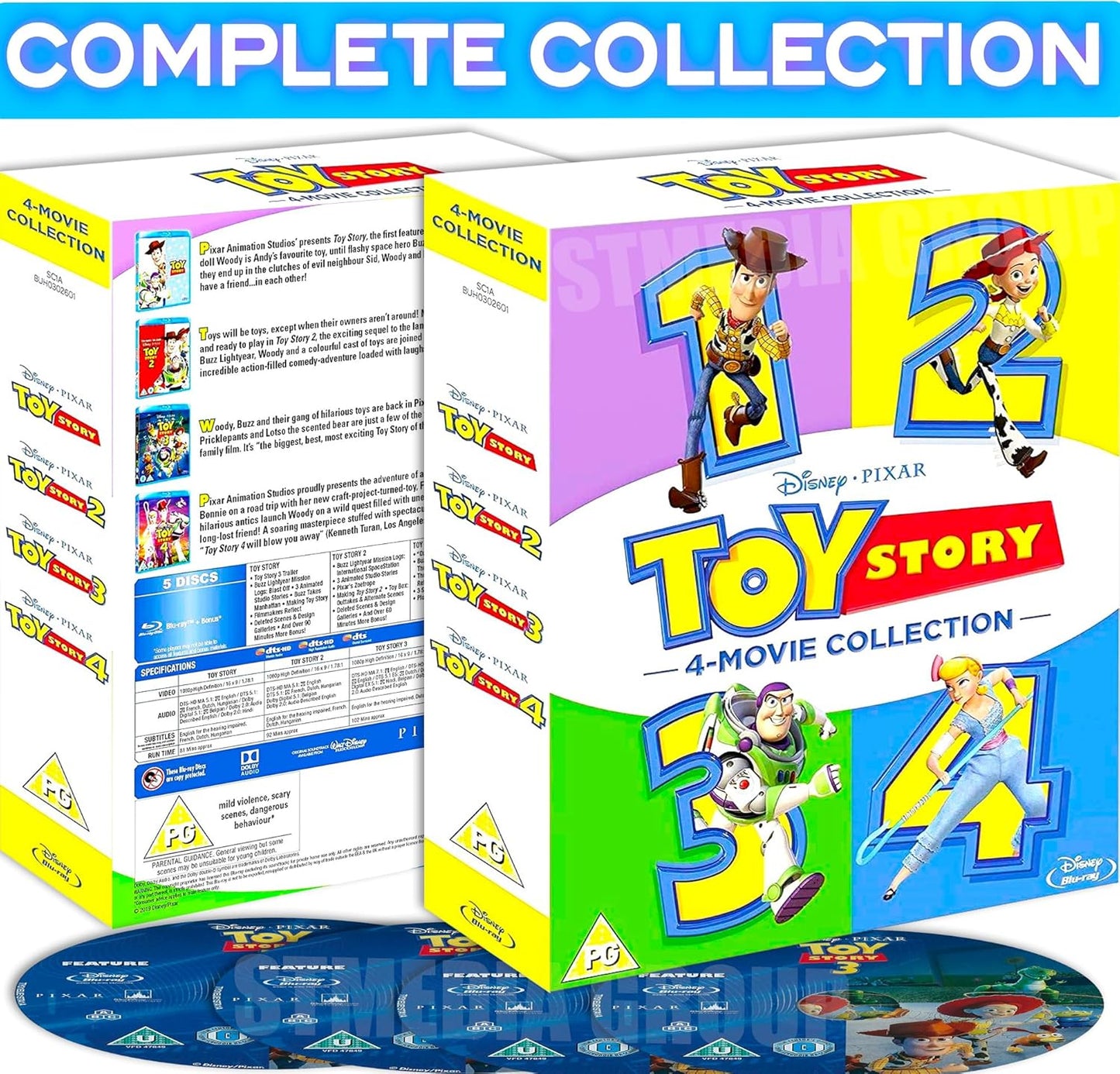 Toy Story 4-Movie Collection Blu-ray for Endless Family Fun