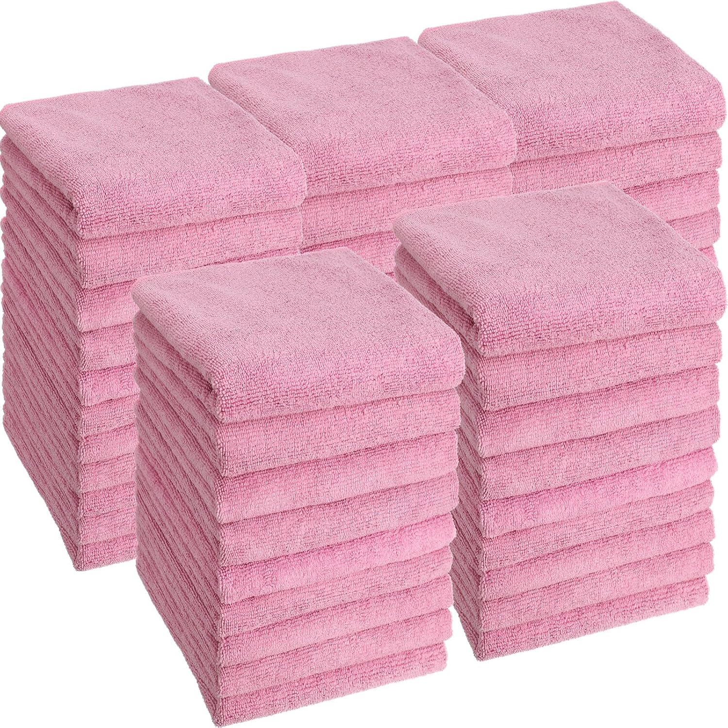 40 Pack Bleach Proof Microfiber Towels for Hair and Spa Use