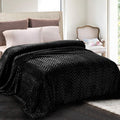 Whale Flotilla Flannel Fleece King Size Bed Blanket - Cozy All-Season