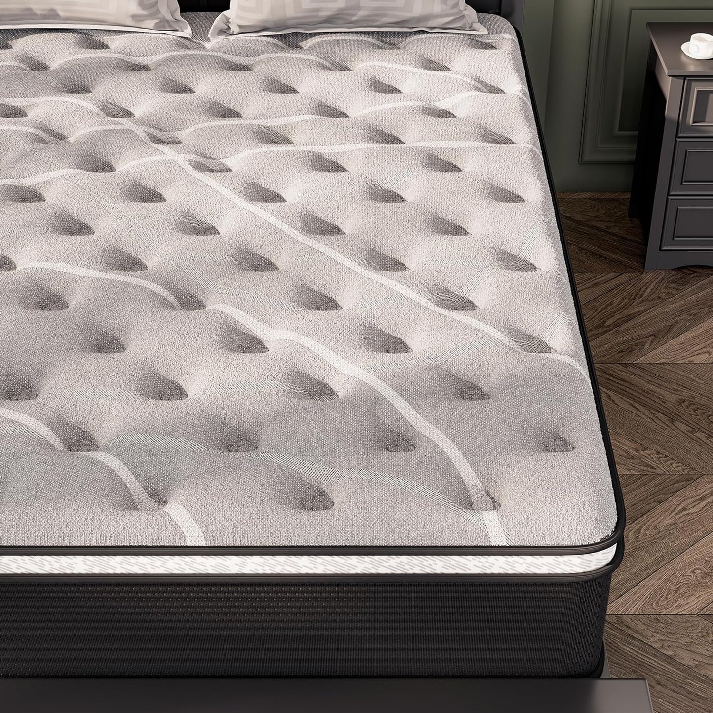 Full Size Mattress 10 Inch Hybrid with Gel Memory Foam Comfort