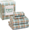 Organic Cotton Flannel Sheet Set for Full Size Beds - Cozy Comfort