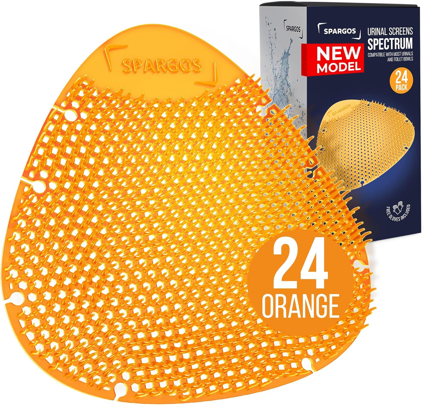 Urinal Screen Deodorizer 24 Pack for Long-Lasting Freshness