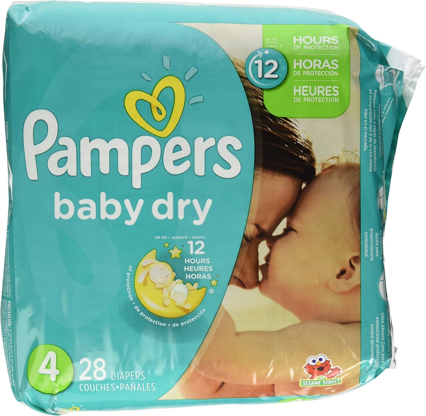 Pampers Baby Dry Size 4 Diapers - 28 ct | Overnight Protection