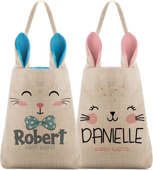 Personalized Easter Basket for Kids with Custom Name Options