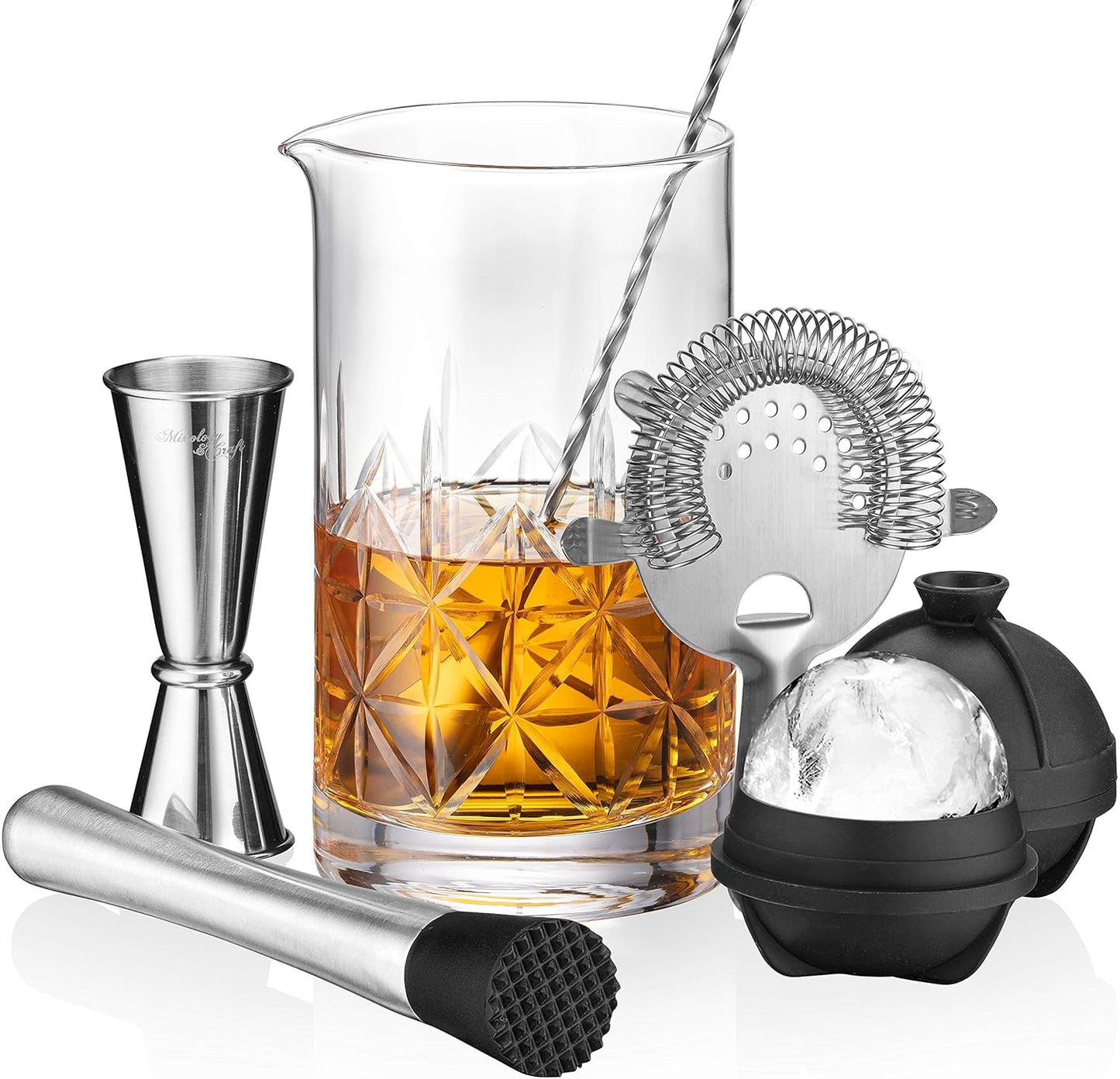 7-Piece Mixology Kit - Craft Old Fashioned Cocktails