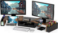 Dual Monitor Stand Riser with Drawer - Organize in Style!