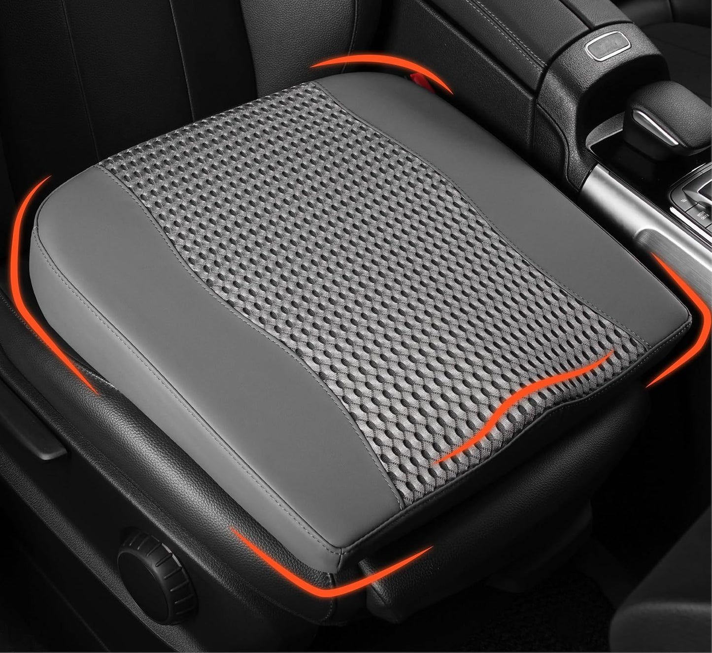 Comfort Memory Foam Car Seat Cushion for Pain Relief and Support