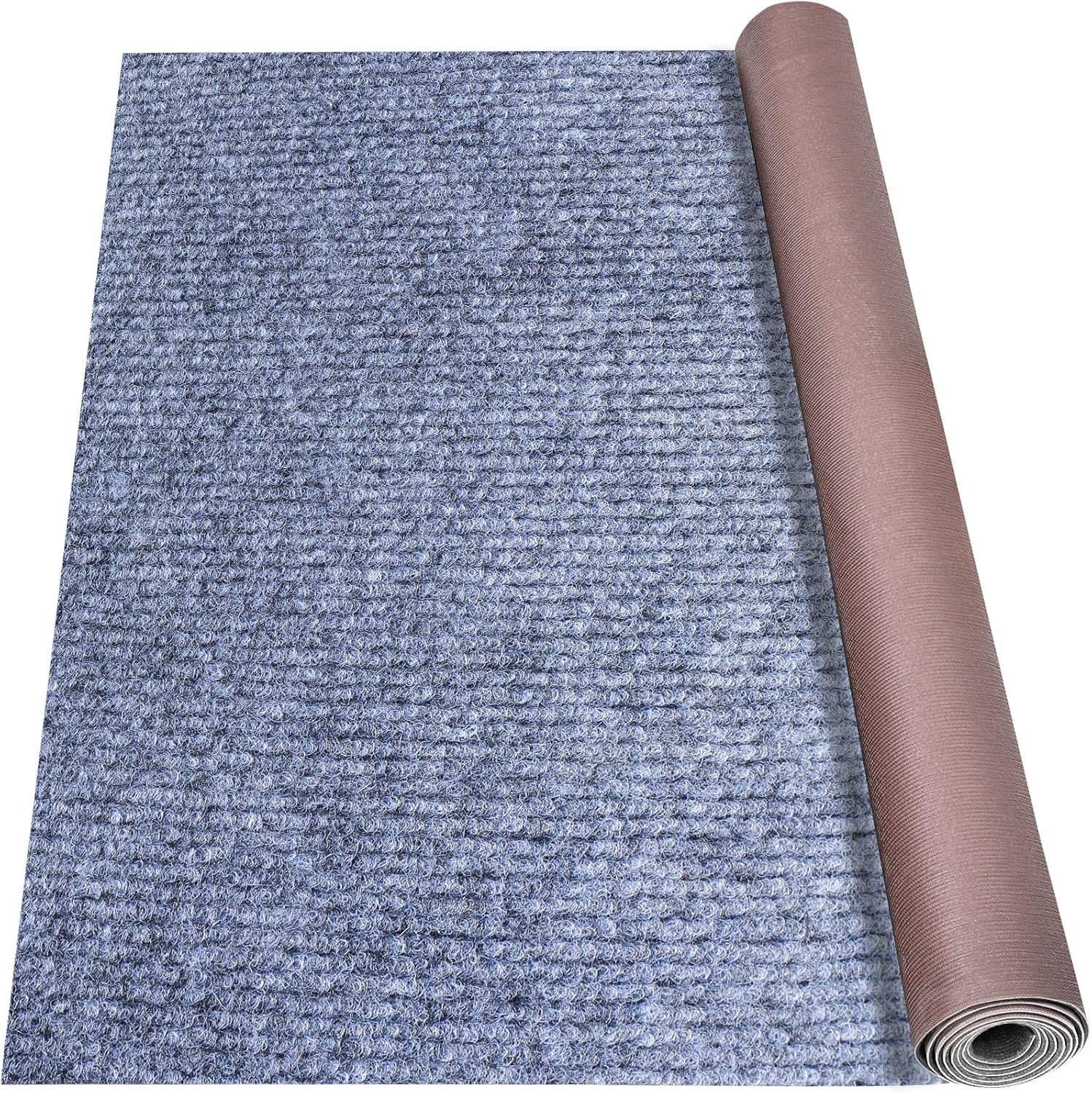 Marine Carpet Roll 6 FT x 23 FT Blue-Gray for Indoor Outdoor Use
