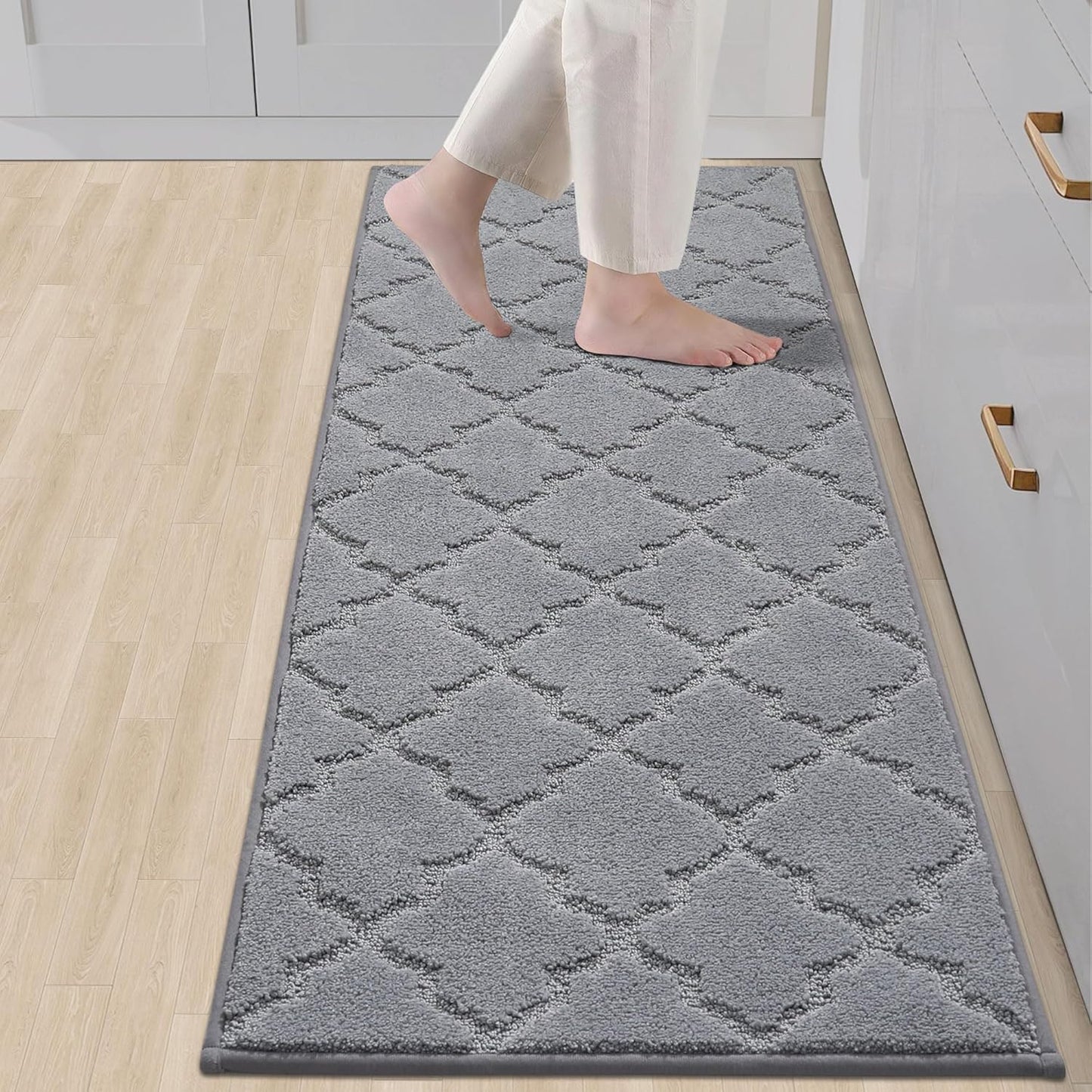 COSY HOMEER Soft Kitchen Floor Mats for Non-Skid Comfort