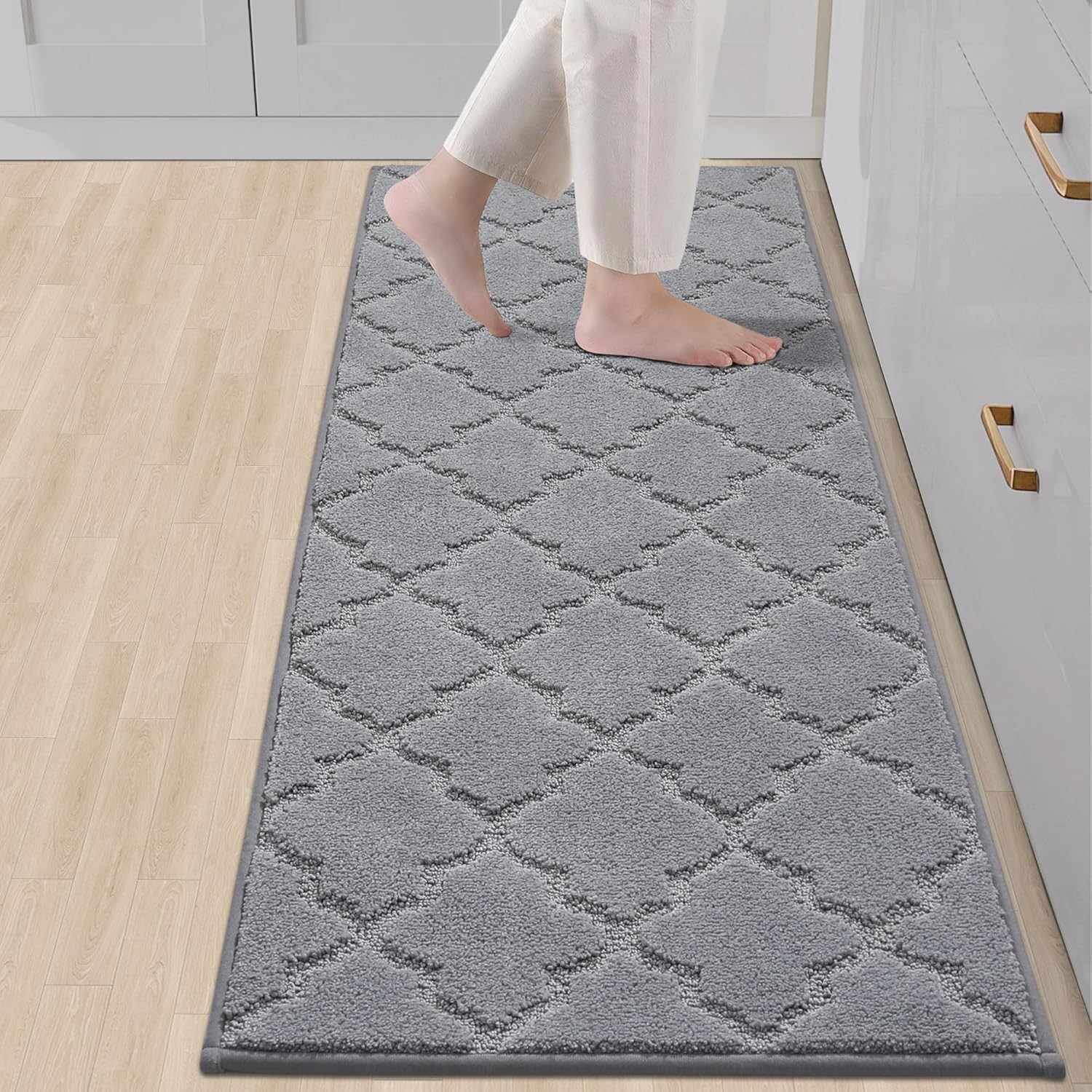 COSY HOMEER Soft Kitchen Floor Mats for Non-Skid Comfort