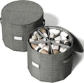 Vailando Cylindrical Shoe Organizer for Closet - Space-Saving 2-Pack