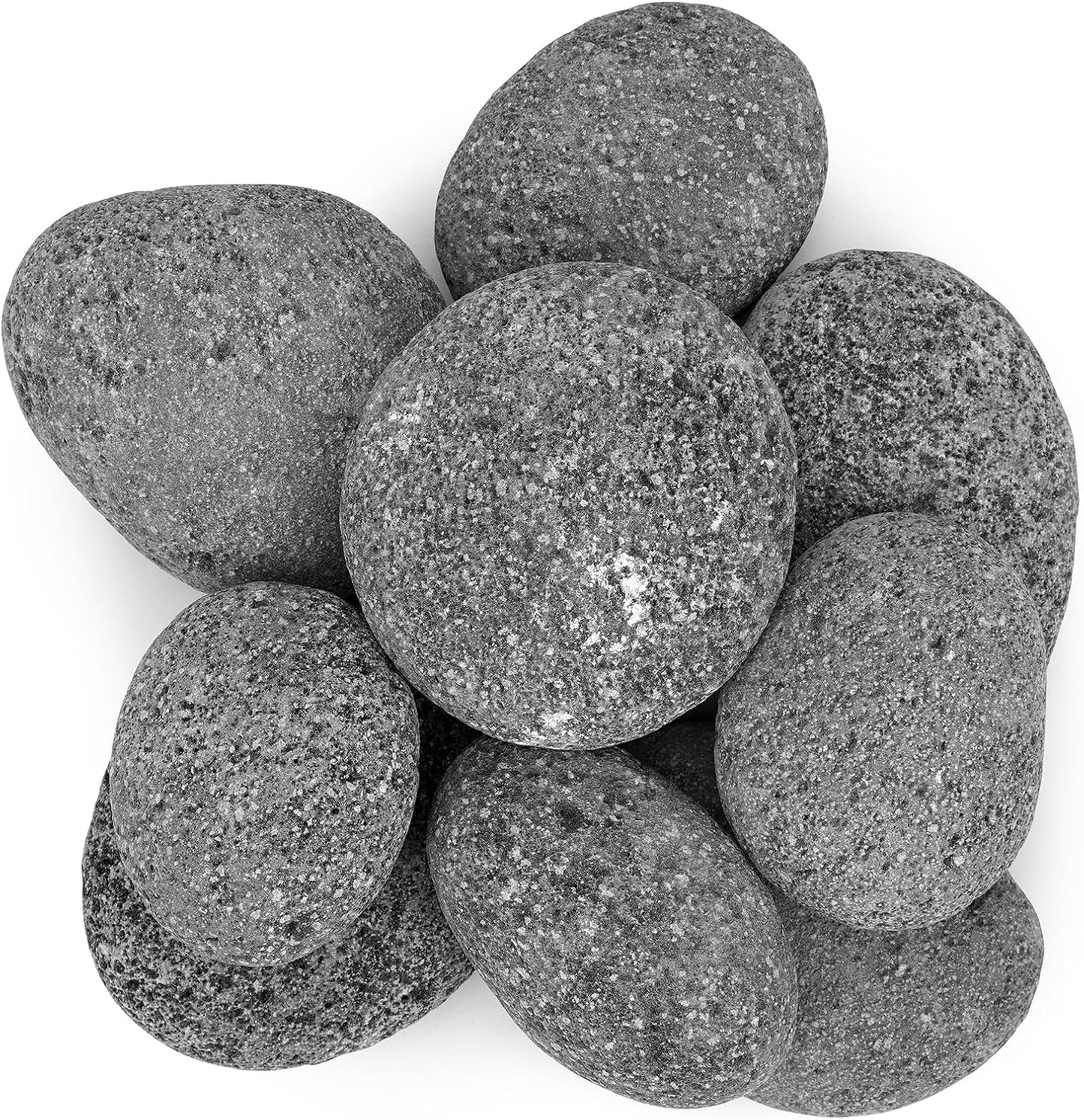 Stanbroil Tumbled Lava Rock Pebbles for Fire Pits and Fireplaces