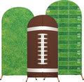 Sport Arch Backdrop Cover Set of 3 - Football Theme Arch Covers