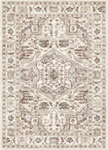 Area Rug 5x7 Rugs with Non Slip Backing - Washable Vintage Look
