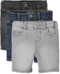 Boys and Toddler Denim Shorts - Stretchy EZ-Fit Comfort