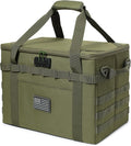 Tactical Camping Storage Bag - 38L Utility Tote Organizer with Lock