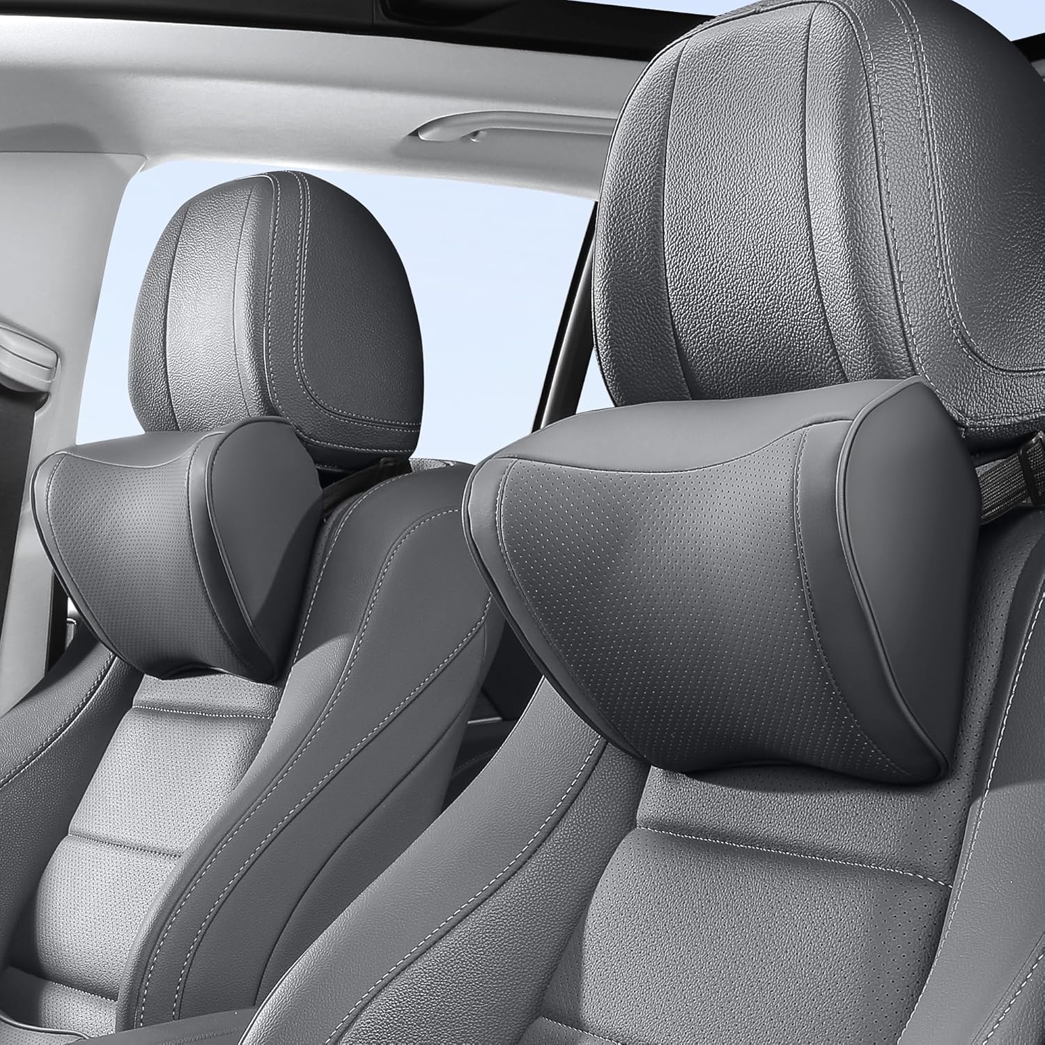 Car Headrest Pillow 100% Memory Foam for Ultimate Comfort