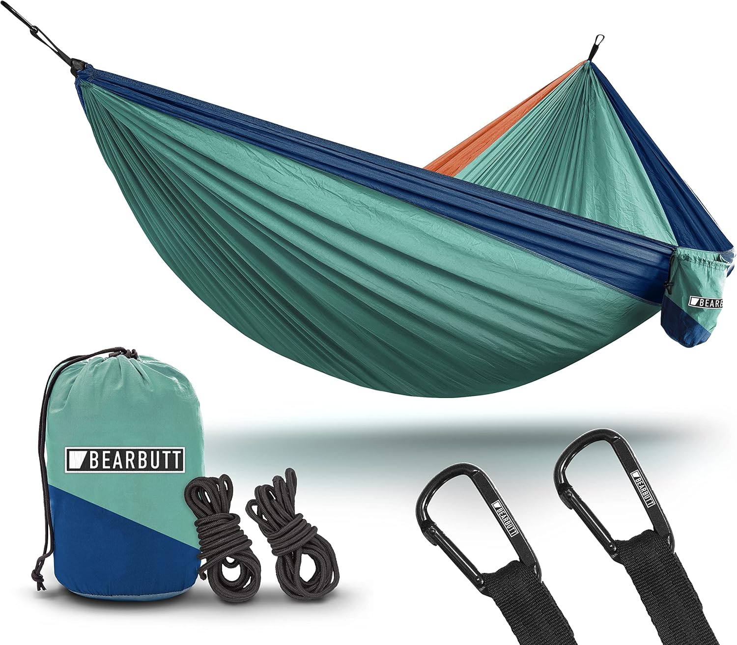 Double Hammock for Camping by Bear Butt - Comfortable & Durable