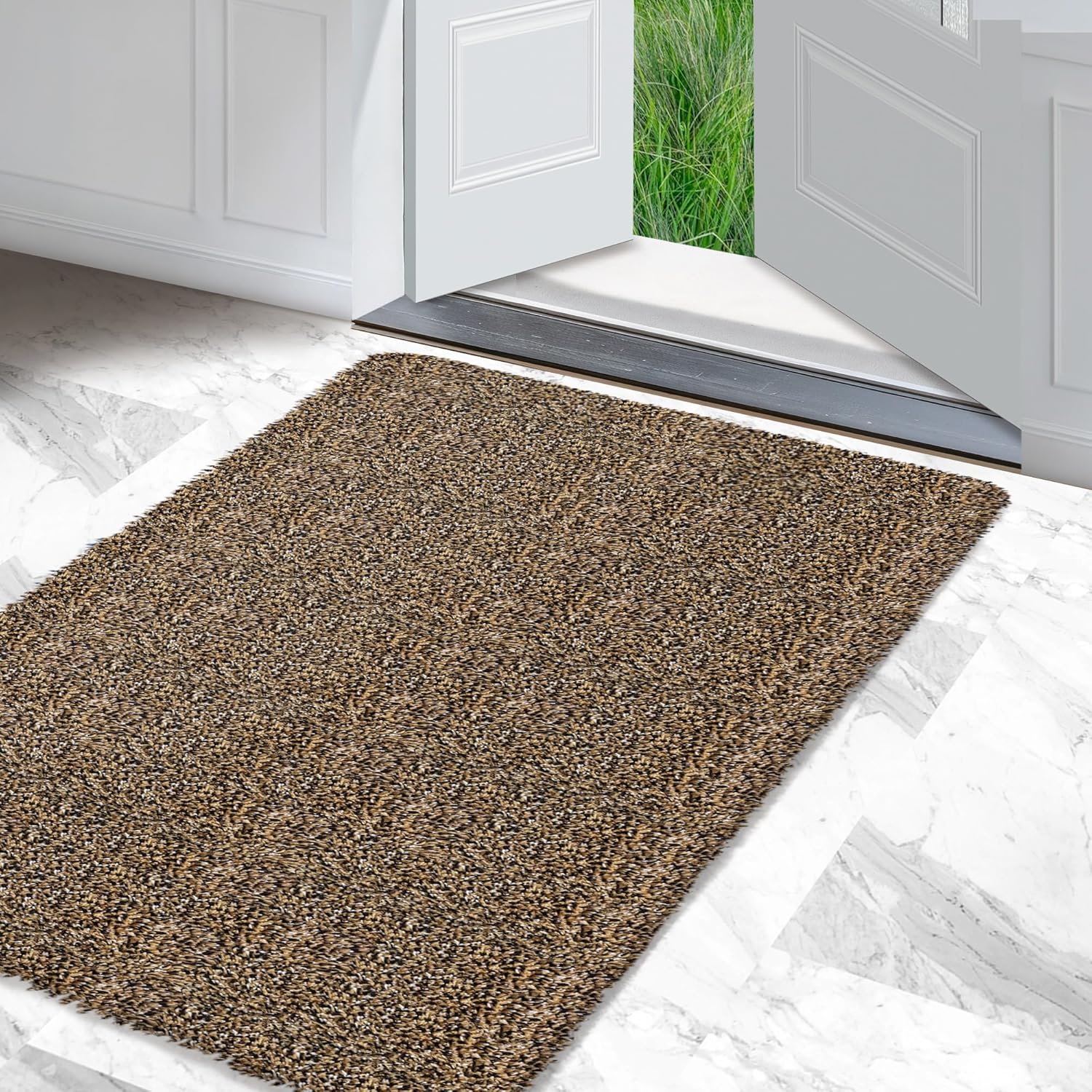 Premium Microfiber Indoor Door Mat for Entryway and Foyer