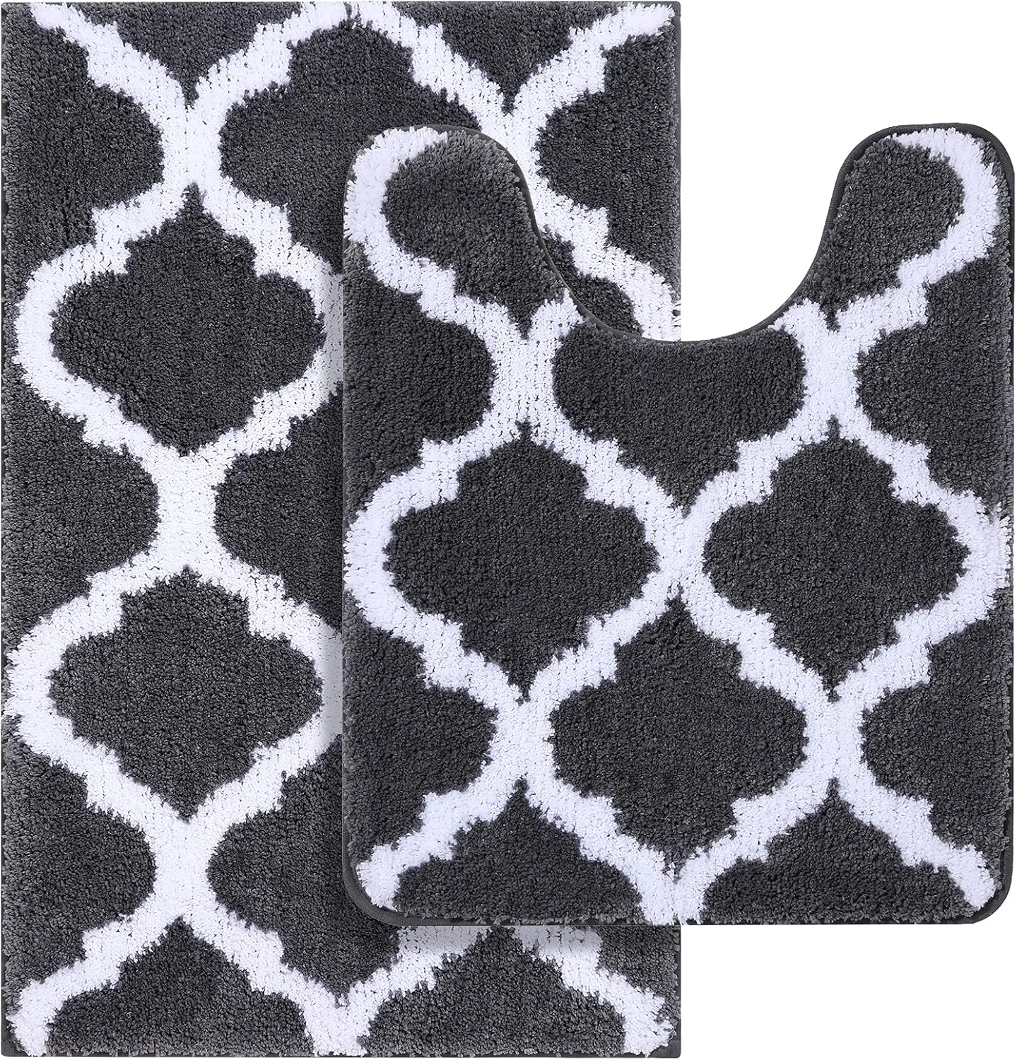 OLANLY Bathroom Rugs Set 2 Piece for Luxurious Comfort and Style