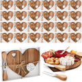 Bridal Shower Heart Cheese Board Set for Memorable Gift Giving