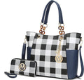 MKF Collection Tote Bag for Women Handbag Set - Stylish 2-PC Vegan