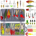 Fishing Lures Kit for Freshwater Bait Tackle Kit - Complete Starter