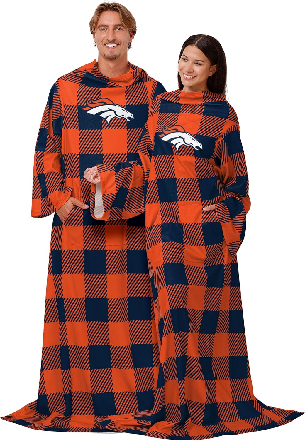NFL Team Logo Oversized Wearable Throw Blanket for Ultimate Comfort