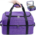BAGSPRITE Double-Layer Slow Cooker Carrying Bag for 6-8 Quart - Travel