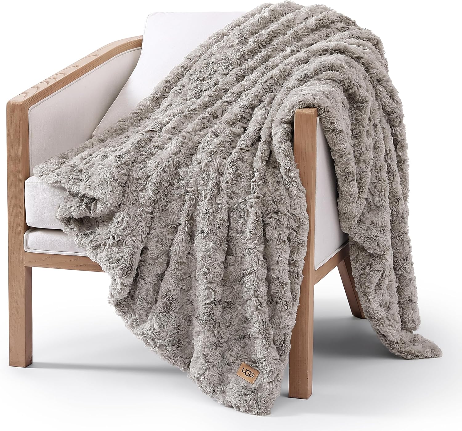 UGG Adalee Faux Fur Throw Blanket for Cozy Home Decor