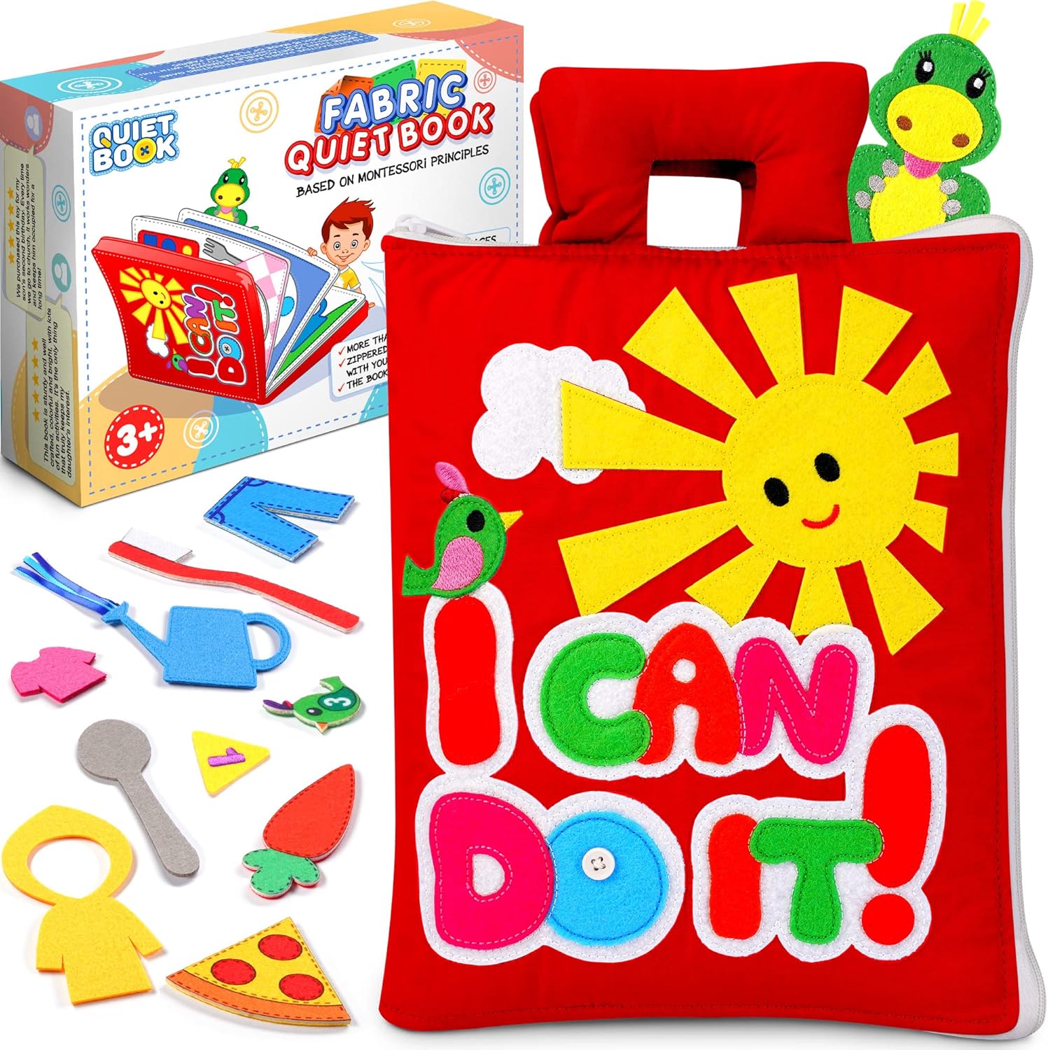 Montessori Quiet Book: Sensory Busy Fun
