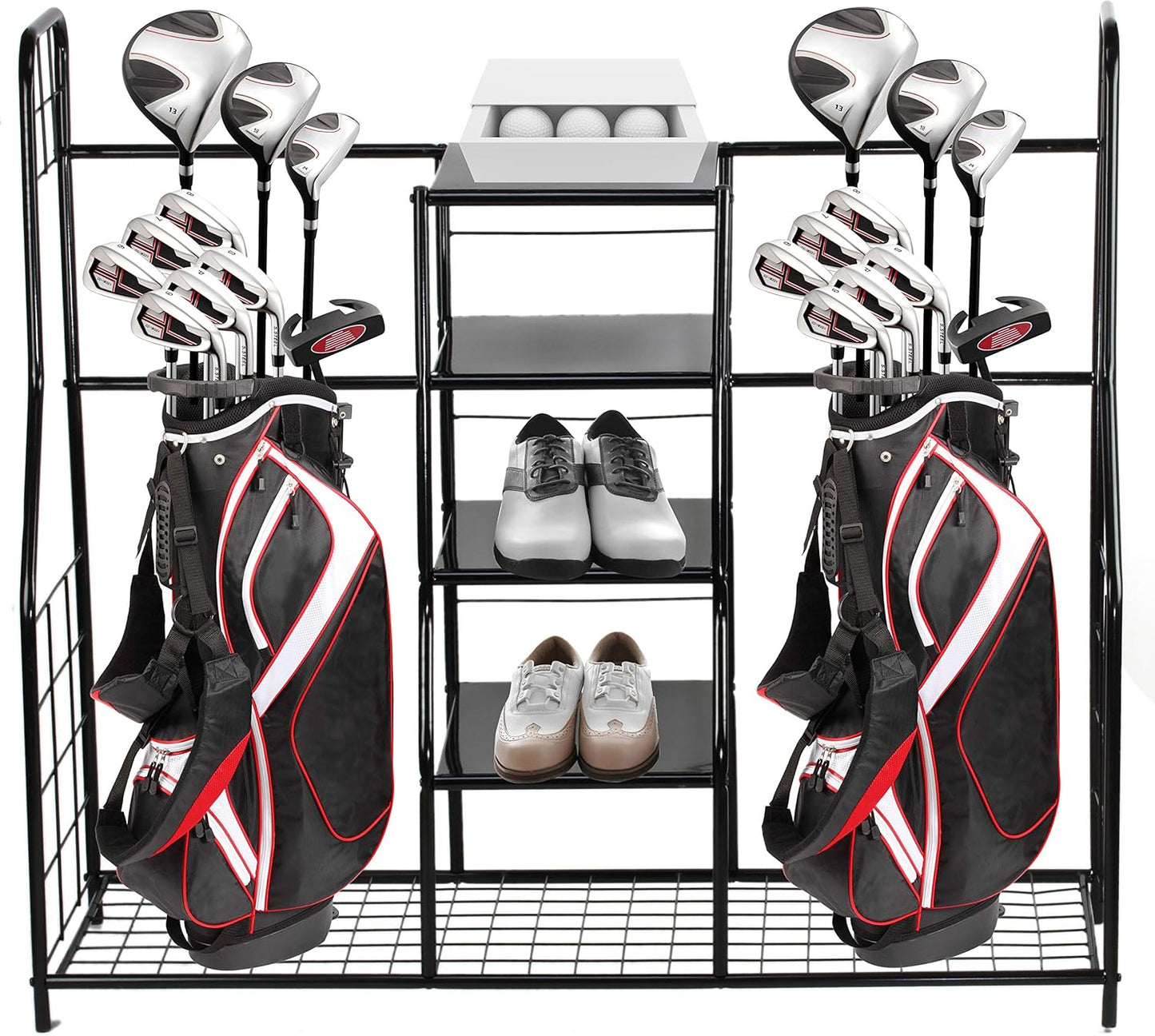 Home-it Extra Large Golf Bag Organizer - Declutter Your Golf Gear!