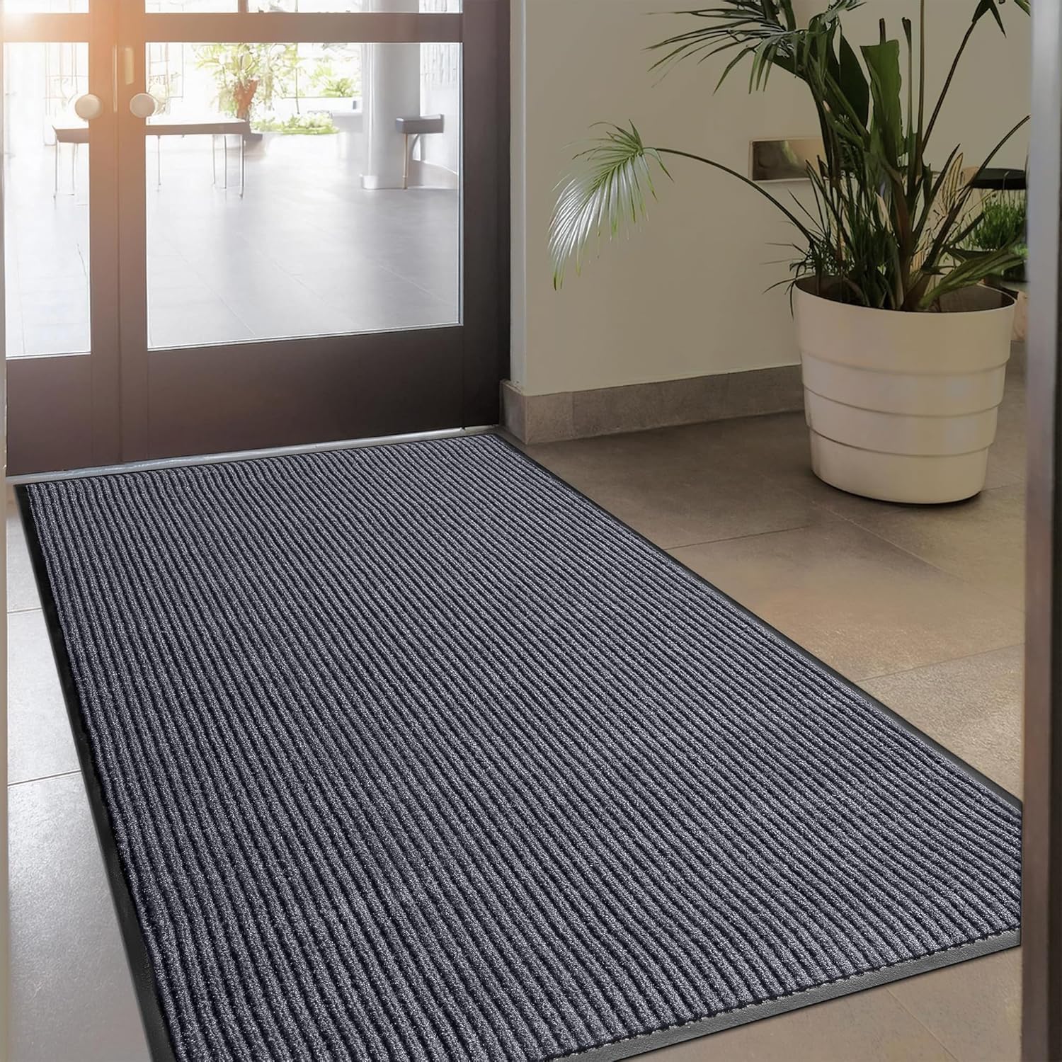 MaxMat 4x8 Rug - Heavy Duty Waterproof Entryway Mat for Home