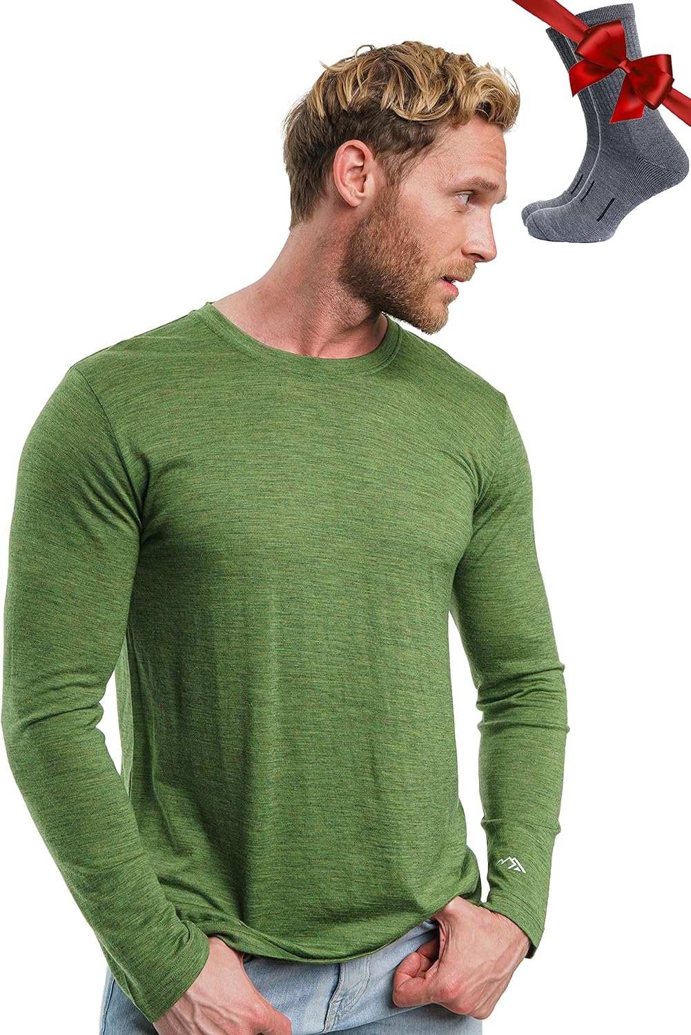 Merino Wool Base Layer for Men - Comfortable Thermal Shirts