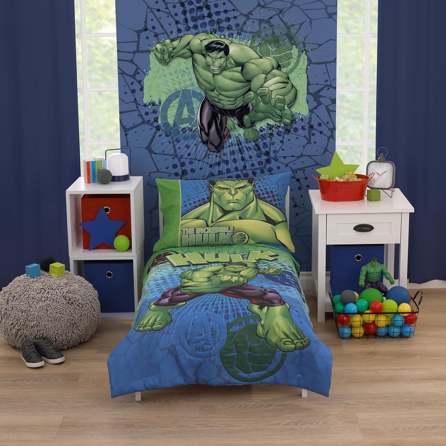 NoJo Marvel The Incredible Hulk 4 Piece Toddler Bed Set Review