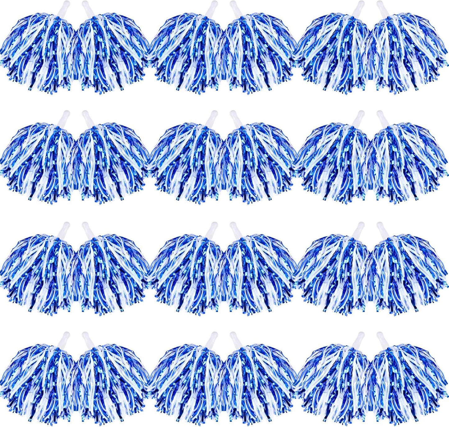 48 Pack Cheerleading Pom Poms Kit for Team Spirit Fun
