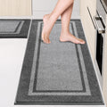 Kitchen Rugs Set 24 in x 36 in + 24 in x 60 in - Non-Slip Machine