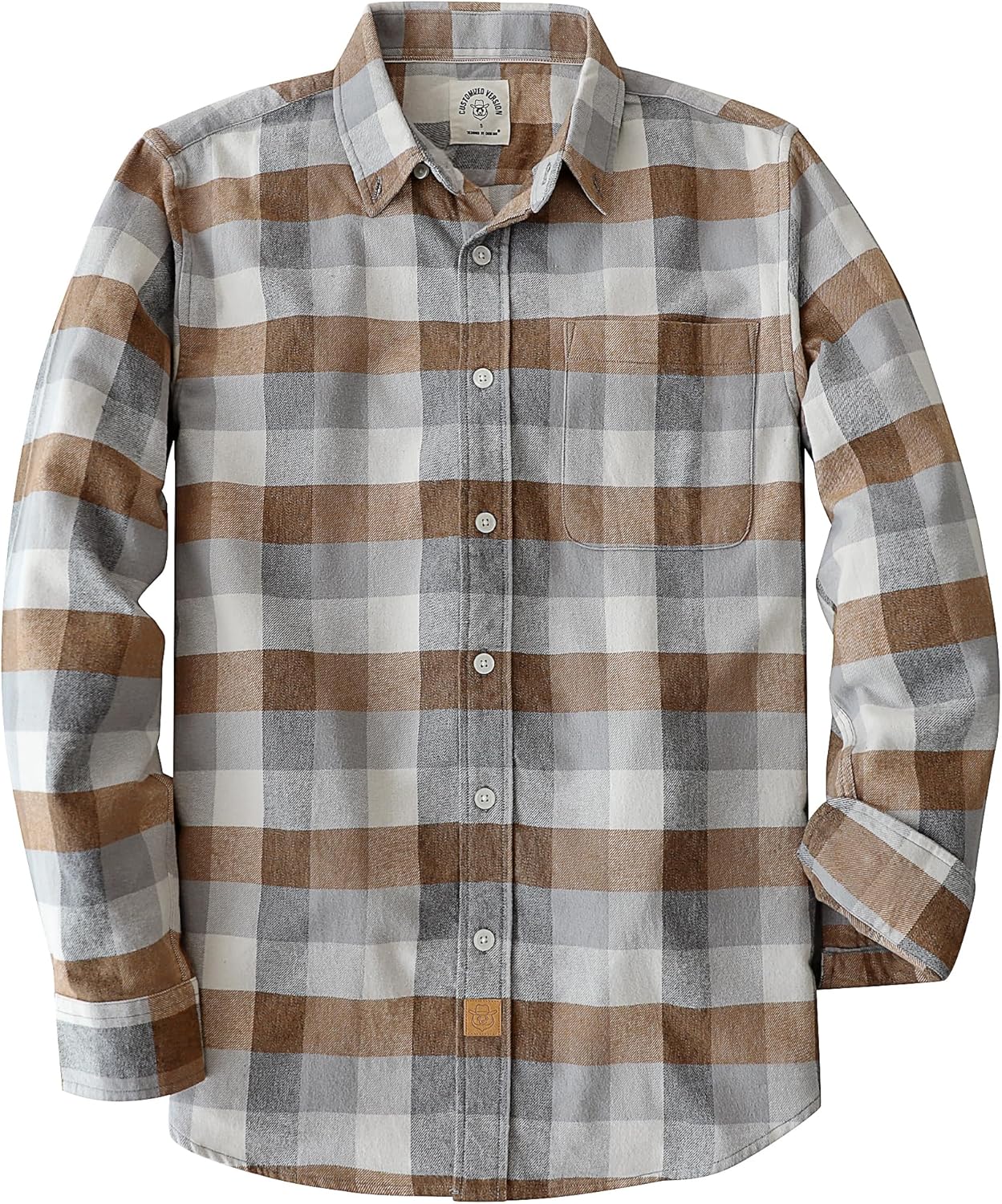 Dubinik Flannel Shirt for Men - Cozy Cotton Long Sleeve Style
