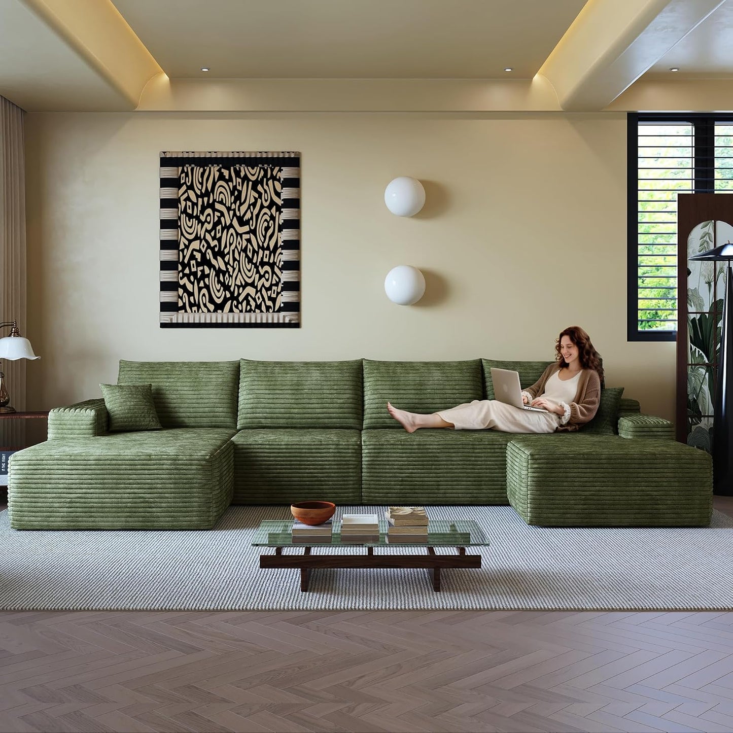 108 Sectional Couches for Living Room Modern Modular Sofa