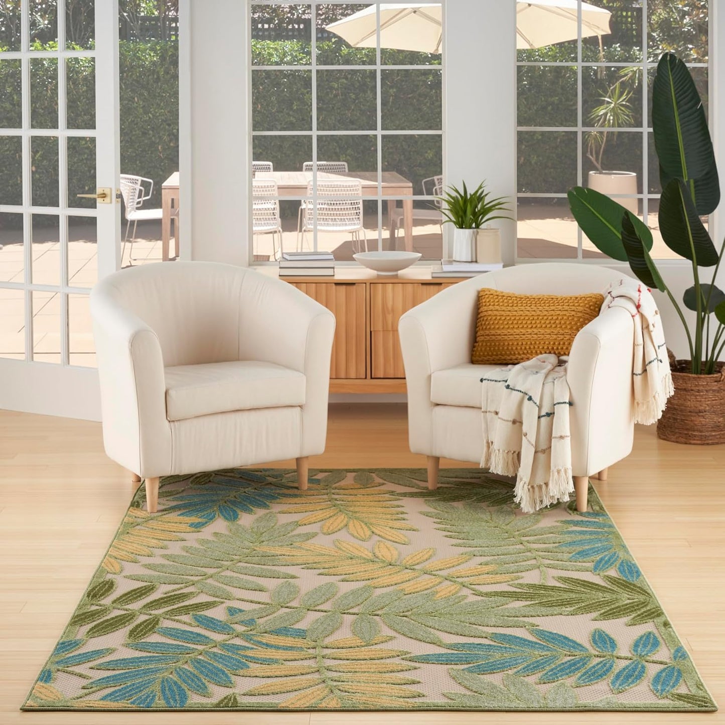 Nourison Aloha Floral Indoor/Outdoor Area Rug for Any Space